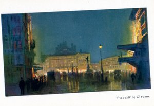 Piccadilly Circus, z „Nowych świateł Londynu”, wydana w 1926 r.