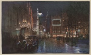 Blask Leicester Square autorstwa Donald Maxwell