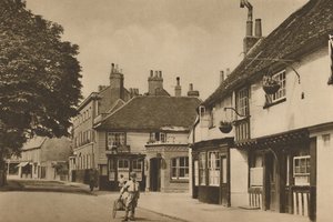 Church Street, Chiswick, z bronią Burlington, c1935. autorstwa Donald McLeish