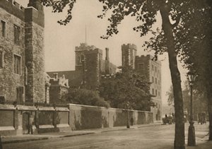 Pałac Lambeth, rezydencja arcybiskupów Canterbury na siedem wieków, c1935. autorstwa Donald McLeish