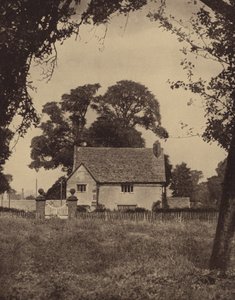 Sulgrave Manor, dom przodków Jerzego Waszyngtona (zdjęcie czarno-białe) autorstwa Donald McLeish