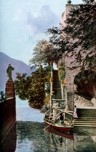 Villa del Balbianello, Lenno, Jezioro Como, Włochy, ok. 1930