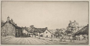 Wieś w Devonshire autorstwa Donald Shaw MacLaughlan