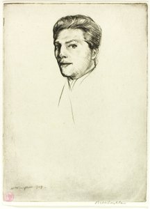 Sucha igła numer pięć: portret autorstwa Donald Shaw MacLaughlan