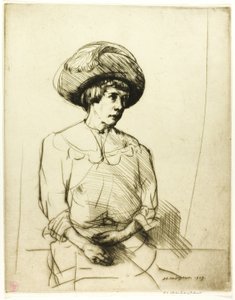 Sucha igła numer dwa: portret autorstwa Donald Shaw MacLaughlan