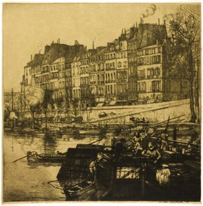Miasto, Paryż autorstwa Donald Shaw MacLaughlan