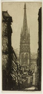 La Fleche, Rouen autorstwa Donald Shaw MacLaughlan