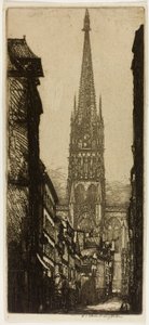 La Fleche, Rouen autorstwa Donald Shaw MacLaughlan