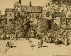 La Porte Gayole, Boulogne sur Mer autorstwa Donald Shaw MacLaughlan