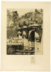 Pont Neuf, Paryż (z uwagą) autorstwa Donald Shaw MacLaughlan