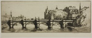 Pont Neuf, Paryż autorstwa Donald Shaw MacLaughlan