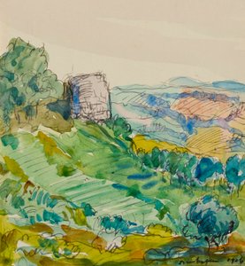 W drodze do Gaillac autorstwa Donald Shaw MacLaughlan