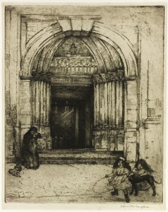 Portal St. Germain-des-Pres autorstwa Donald Shaw MacLaughlan