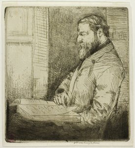 Portret francuskiego studenta autorstwa Donald Shaw MacLaughlan