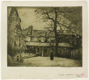 St. Julien-le-Pauvre autorstwa Donald Shaw MacLaughlan