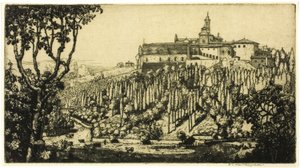 Certosa, Florencja autorstwa Donald Shaw MacLaughlan