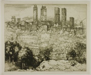Miasto Wież autorstwa Donald Shaw MacLaughlan