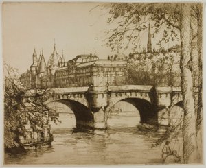 Conciergerie, Paryż autorstwa Donald Shaw MacLaughlan