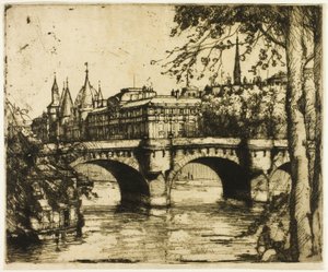 Conciergerie, Paryż autorstwa Donald Shaw MacLaughlan
