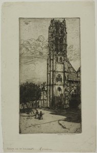 Wycieczka St. Laurent, Rouen autorstwa Donald Shaw MacLaughlan