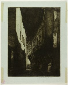 Via San Vitale, Bolonia autorstwa Donald Shaw MacLaughlan