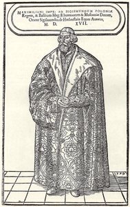 Portret barona Zygmunta von Herbersteina, ambasadora w Polsce i Rosji, 1559 autorstwa Donat Hübschmann