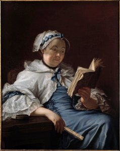 Portret Madame Nonotte Obraz Donata Nonotte (1708-1785) 1758 Besancon. Muzeum Sztuk Pięknych
