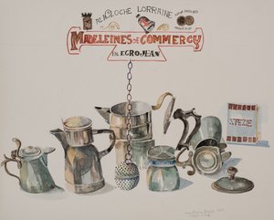 Kawa czy herbata, 2012 (akwarela na papierze) autorstwa Donatella Merlo