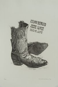 Jessie James żywy lub martwy - albo kowbojskie buty