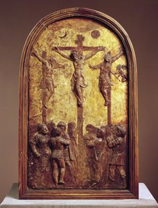 Ukrzyżowanie, 3. ćw. XV w. lub XIX w. papier maché autorstwa Donatello