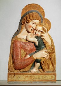 Dziewica i Dzieciątko Jezus ... autorstwa Donatello