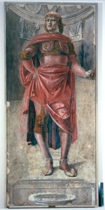Człowiek z dwuręcznym mieczem, ok.1486 (odłączony fresk osadzony na płótnie)