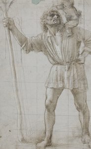 Św. Krzysztof z Dzieciątkiem Jezus autorstwa Donato Bramante