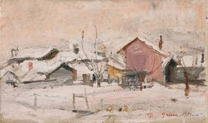Burza w Bardonecchia autorstwa Donato Frisia
