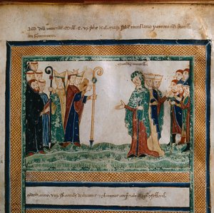 Matylda z Toskanii Od: Vita Mathildis di Donizone di Canossa, Między 1111 a 1115 autorstwa Donizone di Canossa