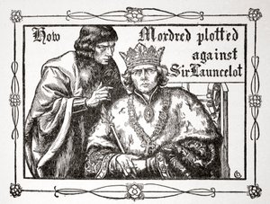 „Jak Mordred spiskował przeciwko Sir Launcelotowi”, 1905.