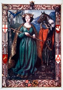 „Morgan le Fay z Excaliburem”, 1905.
