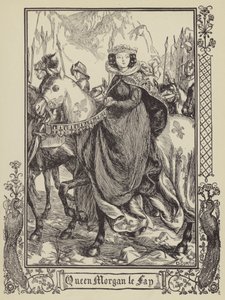 Królowa Morgan le Fay autorstwa Dora Curtis