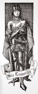 „Sir Launcelot”, 1905. autorstwa Dora Curtis