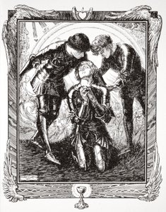 „Wtedy udali się do Sir Galahada”, 1905. autorstwa Dora Curtis