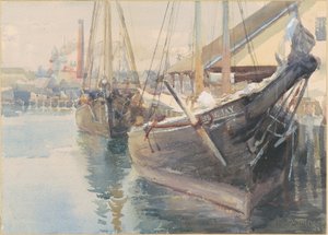 Statki w Doku autorstwa Dora Louise Murdoch