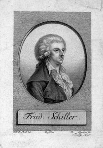 Portret Friedricha von Schillera 1759-1805 autorstwa Dora Stock