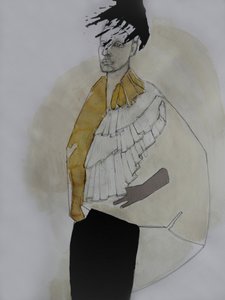 Elegancka sylwetka z falbanami autorstwa Doris Schmitz
