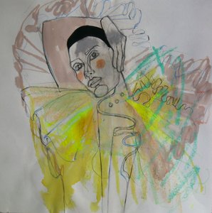 Kolorowy portret modowy