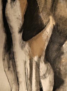 Elegancki abstrakcyjny akt autorstwa Doris Schmitz