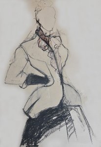 Elegancki szkic modowy autorstwa Doris Schmitz