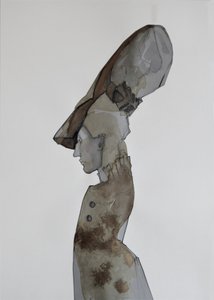 Elegancki profil sylwetki autorstwa Doris Schmitz