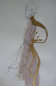 Elegancka złota moda