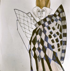 Portret modowy z serii „Harlequin” autorstwa Doris Schmitz