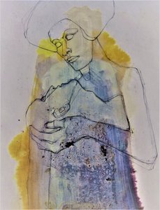 Uścisk matki i dziecka autorstwa Doris Schmitz